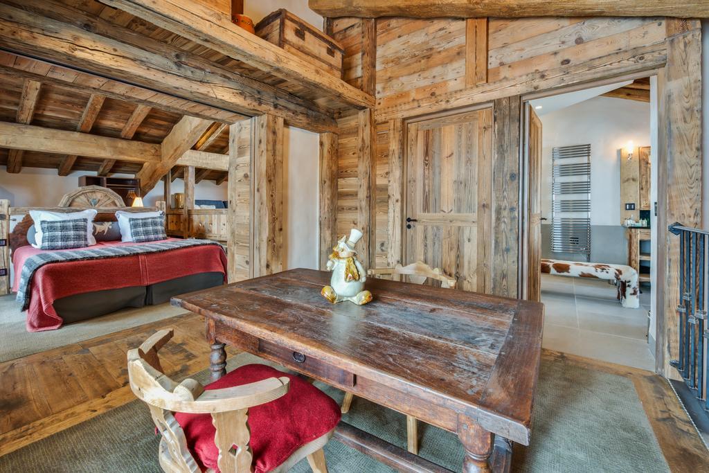 La Bouitte - Hotel Relais & Chateaux Saint-Martin-de-Belleville Oda fotoğraf